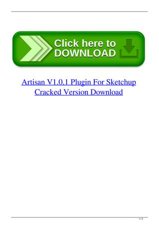 Artisan Plugin Cracked Rbz File Download